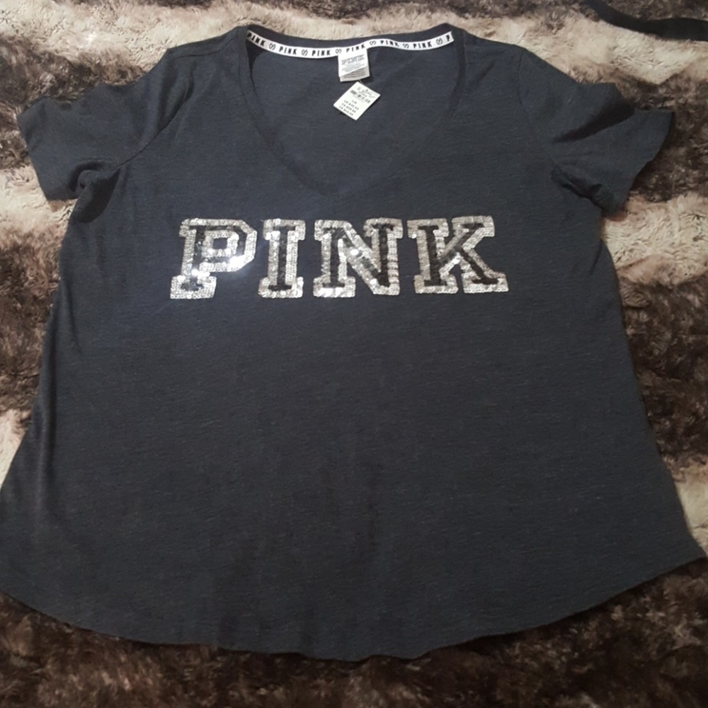 Vs pink tee Sz L